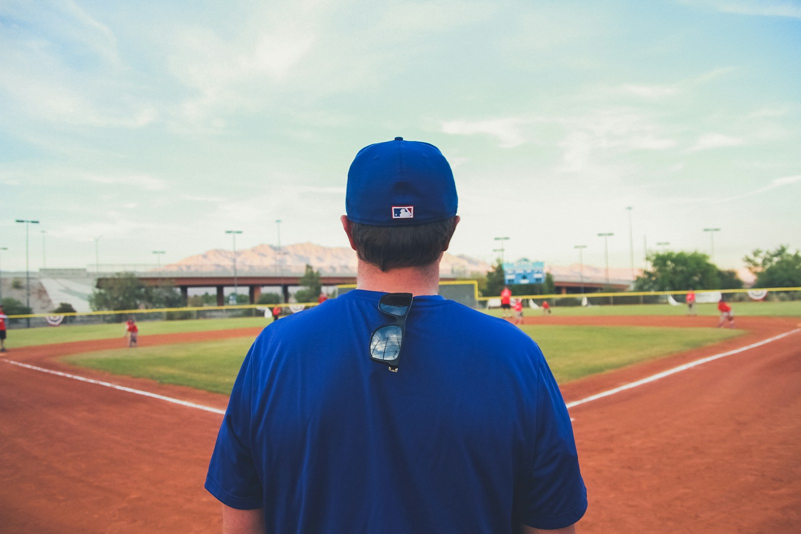 Coach and youth baseball game in the CSRA